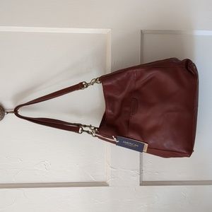 American Leathers Co- Austin Triple Entry Hobo Bag